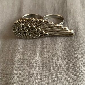 Dual Finger Winged Costume Ring